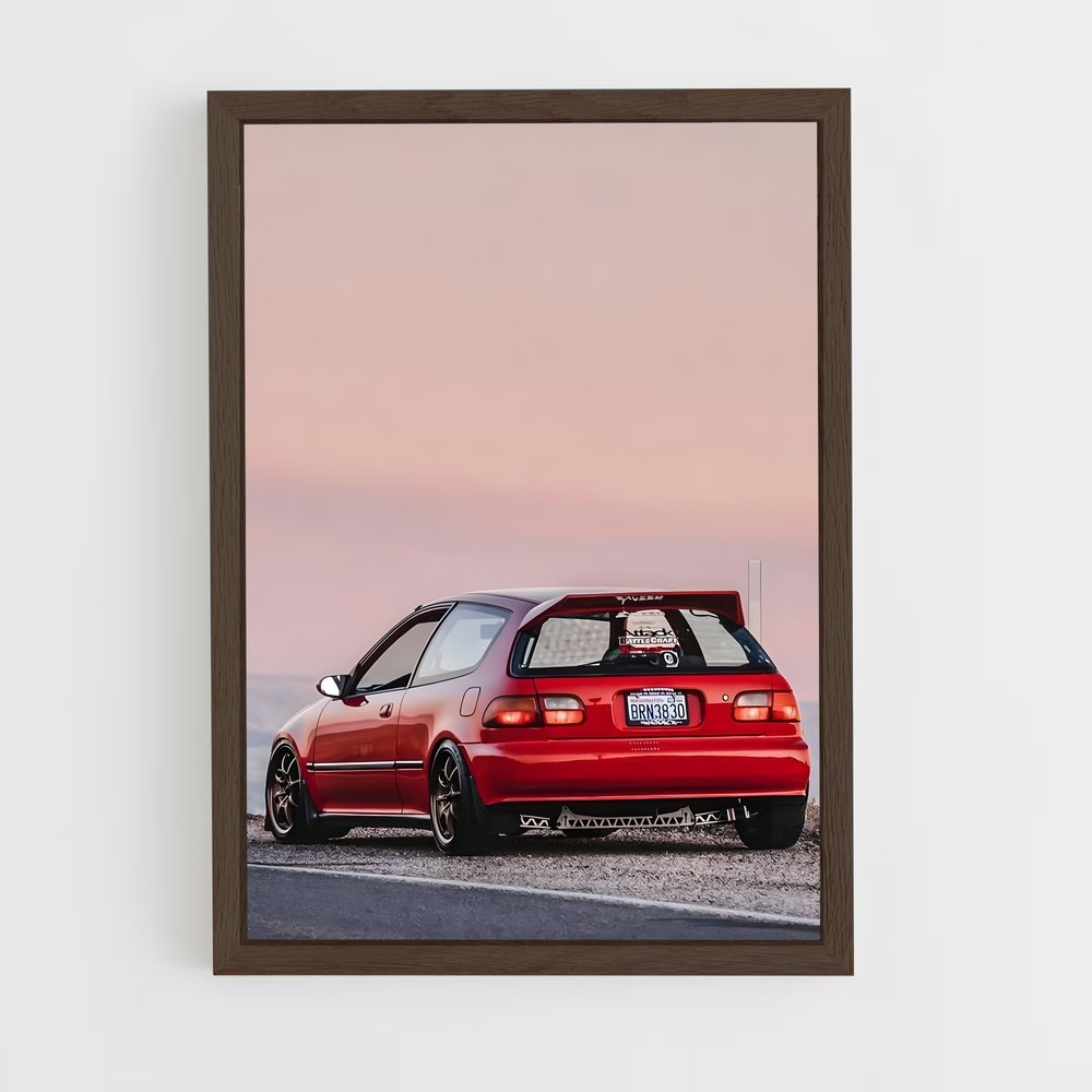 Poster Civic Legend – affiche Honda (vue 5)